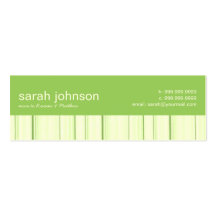 Contemporary Stripes Mommy Calling Card Business Card Template