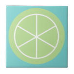 Contemporary Summer Citrus / Teal / Lime Florida Tile