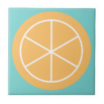 Contemporary Summer Citrus / Teal / Orange Florida Tiles