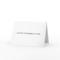 Contemporary Wedding Thank You cards