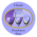 Contemporary Wine Labels Stickers