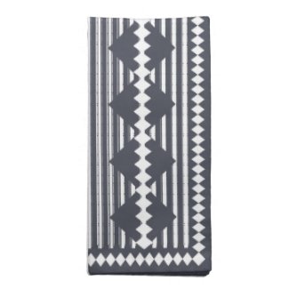 Contemporary Zigzag Patterned Napkins