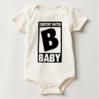 Content Rated Baby Infant Organic Onesie / Creeper