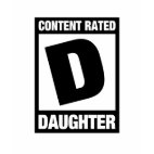 Content Rated Daughter Ladies Basic T-Shirt