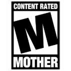 Content Rated Mother Ladies Fitted Long Sleeve T-Shirt