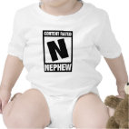 Content Rated Nephew Infant Onesie / Creeper