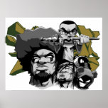 Content with KAOS poster green