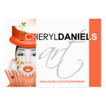 CONTEST: Cheryl Daniels Art Profile business cards by CherylDanielsart CONTEST: Cheryl Daniels Art Profile business cards