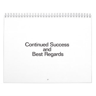 Success Calendars and Success Wall Calendar Template Designs