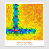 Contour Mosaic posters