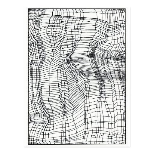 Contours Postcard