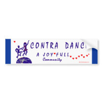 Contra Dance Gifts bumper stickers