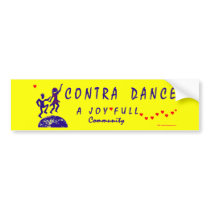 Contra Dance Gifts bumper stickers