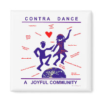 Contra Dance Gifts magnets by thatwhichisgood Contra Dance Gifts magnets