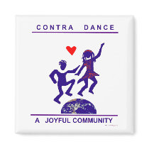Contra Dance Gifts magnets by thatwhichisgood Contra Dance Gifts magnets