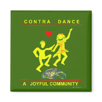 Contra Dance Gifts magnets by thatwhichisgood Contra Dance Gifts magnets