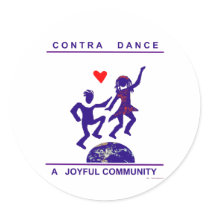 Contra Dance Gifts stickers by thatwhichisgood Contra Dance Gifts stickers