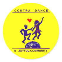 Contra Dance Gifts stickers by thatwhichisgood Contra Dance Gifts stickers