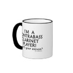 Contrabass Clarinet Player Excuse Mug