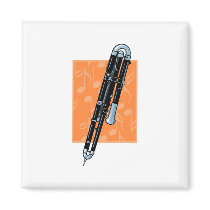 Contrabassoon Fridge Magnet