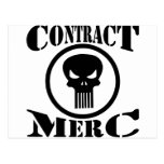 Contract Mercenary Merc Postcard