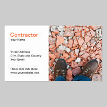Contractor Business Card business cards