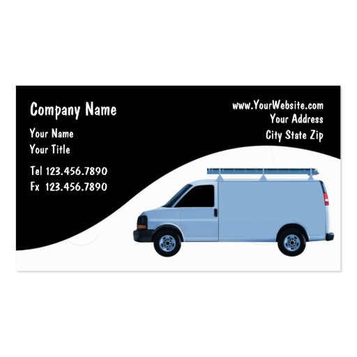 Contractor Business Cards (front side)