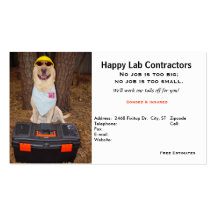 Contractor's Business Card