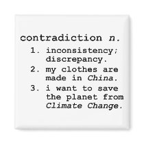 Contradiction Magnet by youlsey Contradiction Magnet