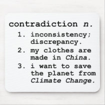 Contradiction Mousepad by youlsey Contradiction Mousepad