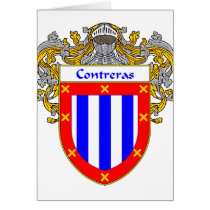 Contreras Coat of Arms/Family Crest (Mantled) cards by NameGame Contreras Coat of Arms/Family Crest (Mantled) cards