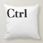 Control Alt Delete Ctrl Alt Del Throw Pillows
