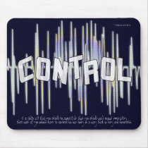 Control Christian sexual purity mousepad/mousemat