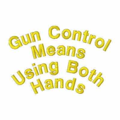 Control de armas sudadera bordada Control de armas sudadera bordada