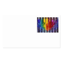 Conundrum I – Abstract Rainbow Woman Goddess Business Card Templates
