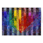 Conundrum I – Abstract Rainbow Woman Goddess Cards