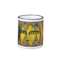 Conundrum II – Golden & Sapphire Goddess Coffee Mug