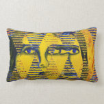 Conundrum II – Golden & Sapphire Goddess Pillows