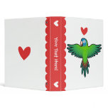 Conure / Lorikeet / Parrot Love Vinyl Binder