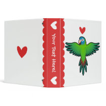 Conure / Lorikeet / Parrot Love Vinyl Binder