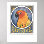 Conure Nouveau Print