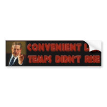 Convenient Lies - Temps Didn't Rise Bumper Sticker