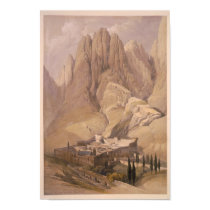 Convent of St. Catherine with Mount Horeb. Feb. 11 posters