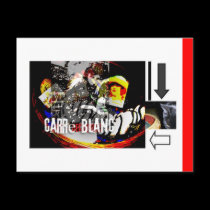 Convergence Blanc Postcard