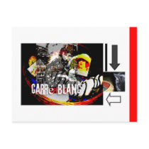 Convergence Blanc Postcard