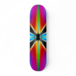 'Convergence' skateboard deck