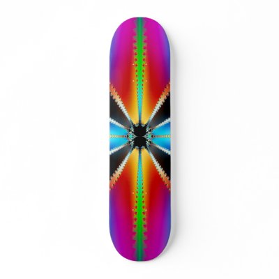 'Convergence' skateboard deck by SBricker
