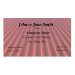 "Converging Red Rows" Business Cards