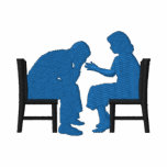CONVERSATION 2 EMBROIDERED HOODED SWEATSHIRT