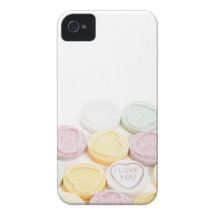 Conversation hearts candy I Love You foodie photo iPhone 4 Cover